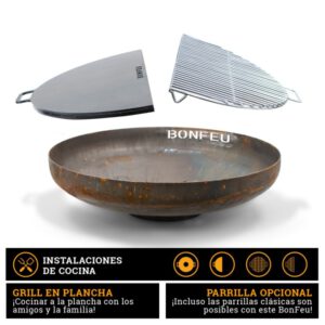 Pebetero de leña Bonbowl 80