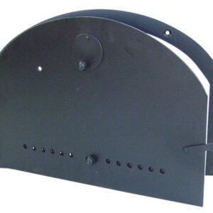 Puerta para horno de obra con marco para atornillar 60x2x42cm