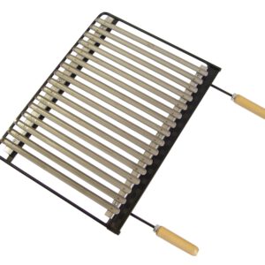 Parrilla de asado inoxidable (56×41 cm)