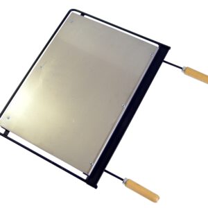 Plancha de asado inoxidable (56×41 cm)