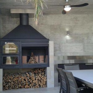 Barbacoa con horno DUO NACT 4 – 195×85