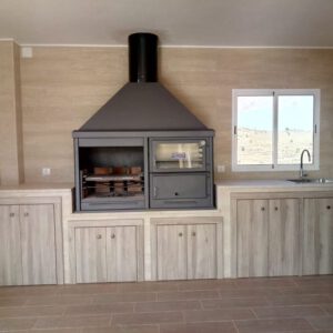 Barbacoa con horno DUO ESTANDAR 155×70