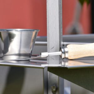 Vaso + posavasos para recoger grasas