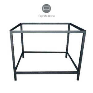 Mesa metálica recta para horno para mas de 100cm