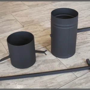 Regulador de tiro para horno de obra
