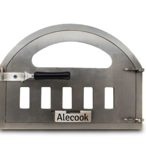 Puerta de horno de acero inox con cristal