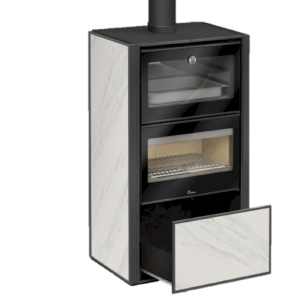 Estufa de acero con horno Bergen