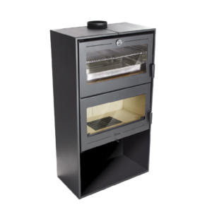 Estufa de acero con horno Oslo