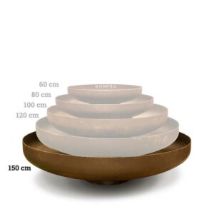 Pebetero de leña Bonbowl 150