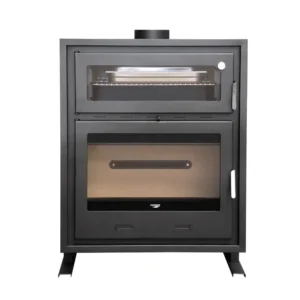 Chimenea calefactora con horno Calella