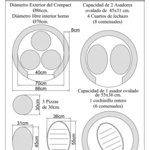 Kit de montaje de horno bunker