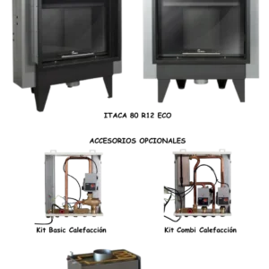 Chimenea Calefactora Itaca 80