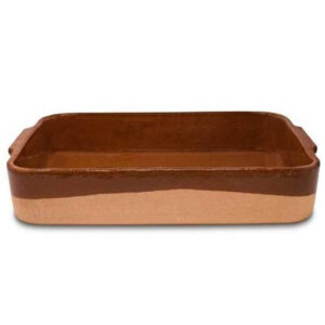 Asador rectangular liso