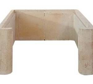 Mesa de hormigon recta pequeña para hornilla de 80 tradicional y bunker de 86