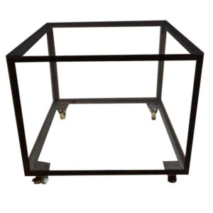 Mesa metálica recta con ruedas para horno – medidas variables